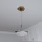 Ekena Millwork Berkshire PVC Ceiling Medallion (Canopies up to 4 1/2"), 10"OD x 3 1/2"ID x 3/4"P, Bright Coat Gold CMP10BEBGL - alternate 9